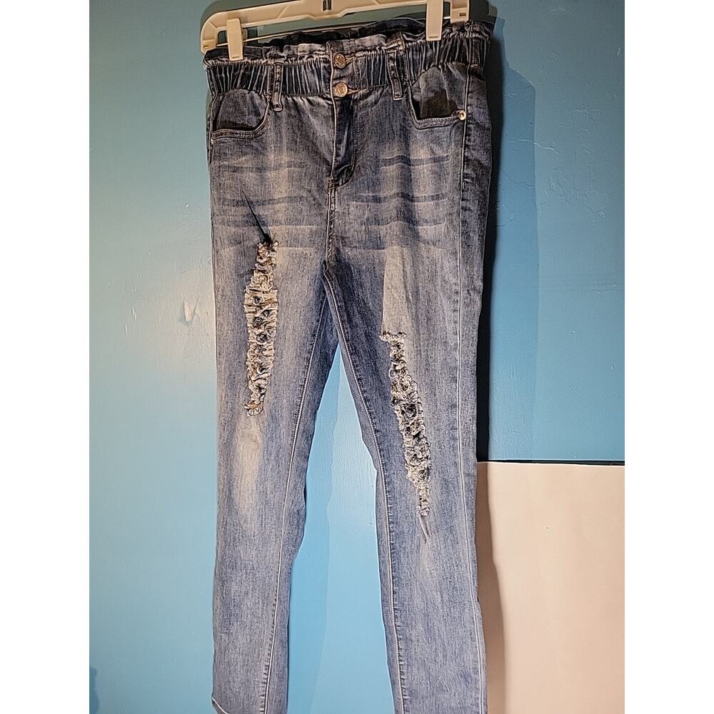 Track 23 Womens Distressed Denim Jeggings Size 9/10